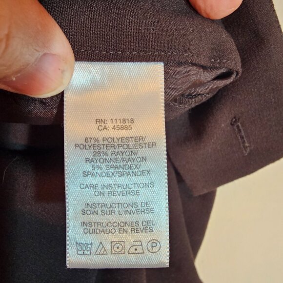 Michael Kors Dark Brown Size 4 Pants/Trousers - Picture 6 of 10